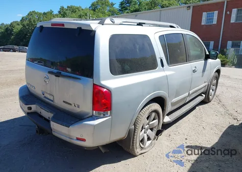 2008 Nissan Armada Le z USA, uszkodzony, nr VIN 5N1BA08C28N626499